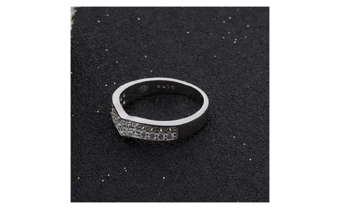 Silver Plated Heart Wedding Rings For Women sparklingselections Necklaces