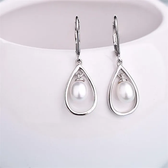 sparklingselections Earrings Ladies Silver Long Earrings sparklingselections Earrings Ladies Silver Long Earrings
