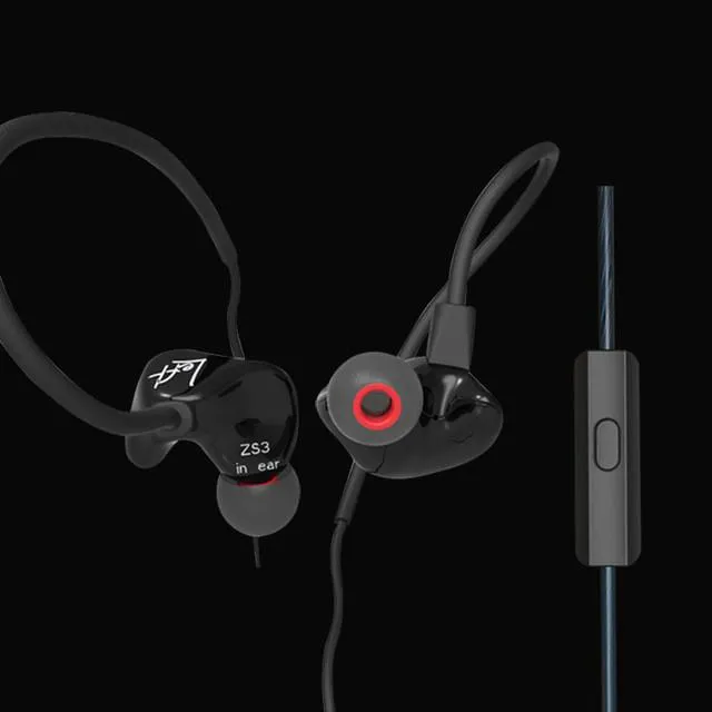 sparklingselections Earrings New Ear Hook Running Sport Earphone With Microphone sparklingselections Earrings New Ear Hook Running Sport Earphone With Microphone