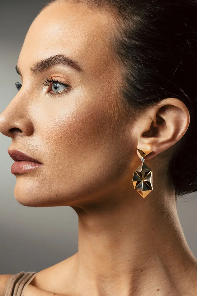 Aletto Brothers Gold Diamond Apennine Earrings Aletto Brothers Earrings