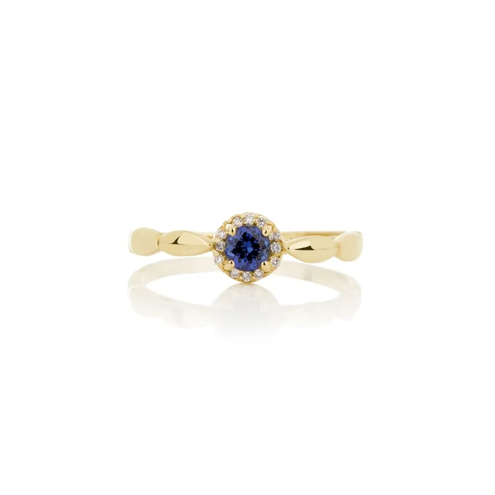 AURUM by Gubjrg Rings Womens sapphire ring