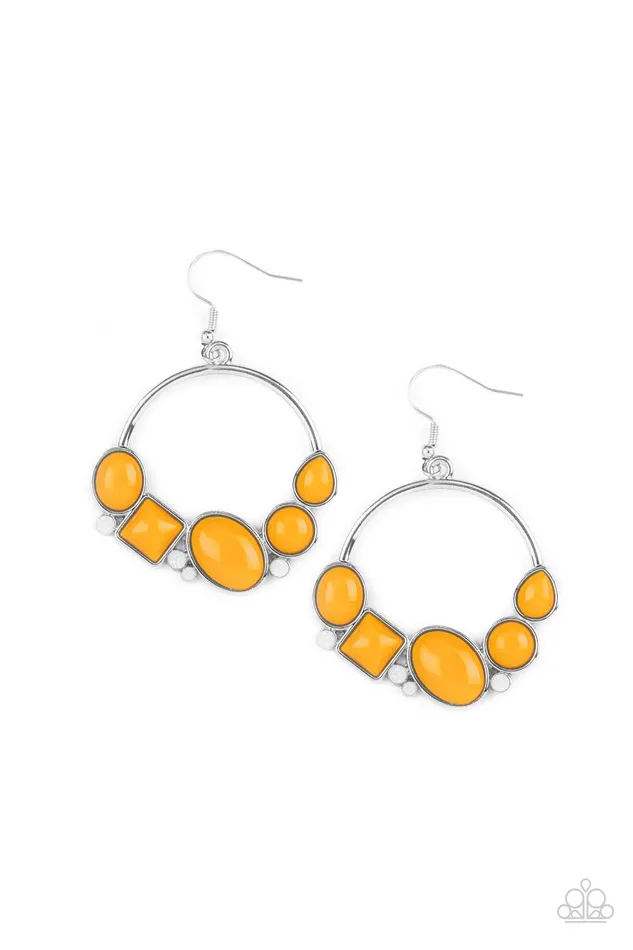 Beautifully Bubblicious Orange Earrings Jewelry by Bretta Paparazzi Accessories Earrings