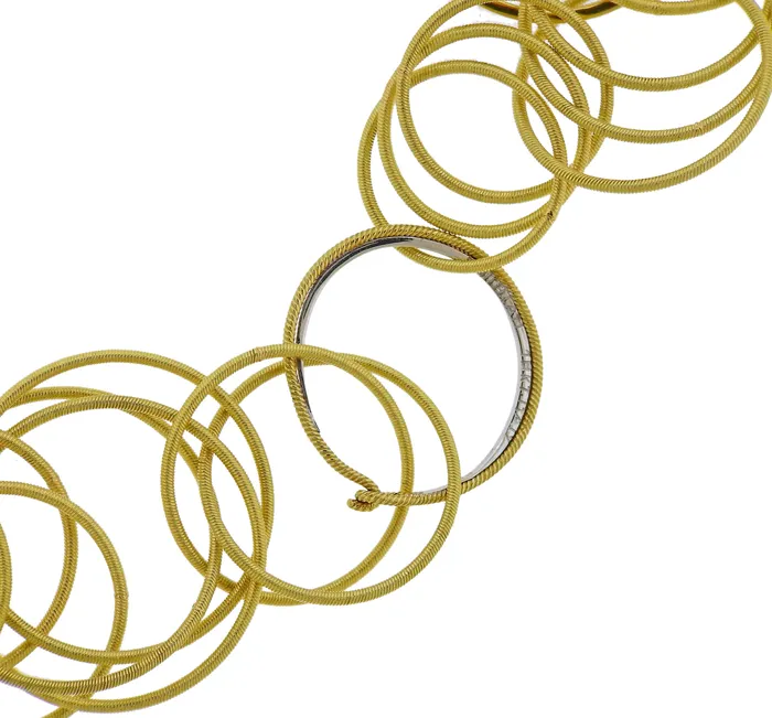Buccellati Hawaii Gold Link Long Necklace Buccellati Necklaces