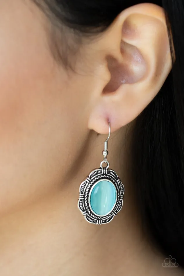 Earrings Garden Party Perfection Blue Earrings Jewelry by Bretta Paparazzi Accessories Earrings Garden Party Perfection Blue Earrings Jewelry by Bretta Paparazzi Accessories