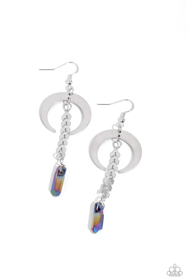 Earrings Paparazzi Accessories Lounging Laurel Multi Oil Spill Earrings Jewelry by Bretta
