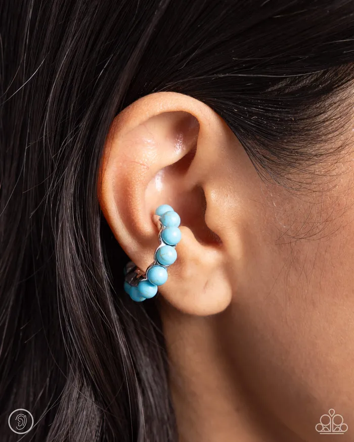 Earrings Paparazzi Accessories Southwestern Spiral Blue Cuff Earrings Jewelry By Bretta Earrings Paparazzi Accessories Southwestern Spiral Blue Cuff Earrings Jewelry By Bretta