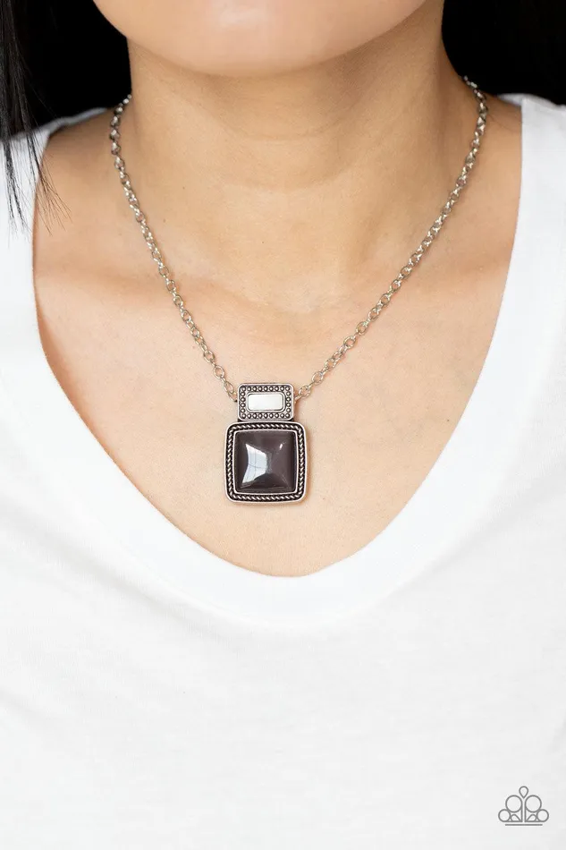 Ethereally Elemental Silver Necklace Jewelry by Bretta Paparazzi Accessories Necklaces Ethereally Elemental Silver Necklace Jewelry by Bretta Paparazzi Accessories Necklaces