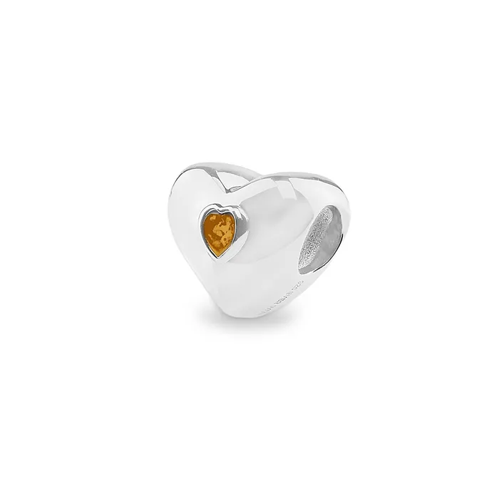 EverWith Heart Memorial Ashes Charm Bead EverWith Charm Necklaces