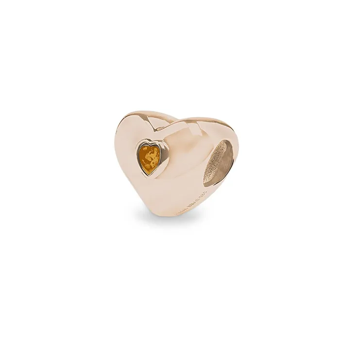 EverWith Heart Memorial Ashes Charm Bead EverWith Charm Necklaces
