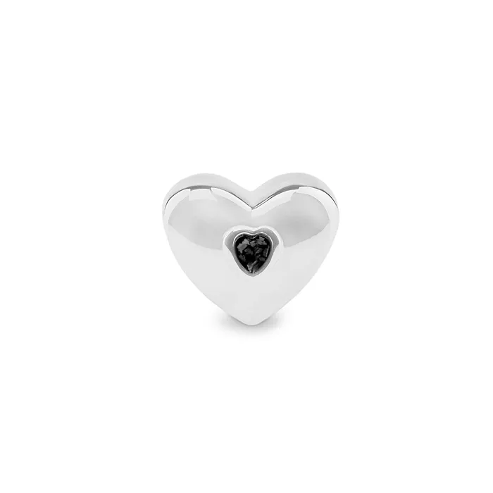EverWith Heart Memorial Ashes Charm Bead EverWith Charm Necklaces