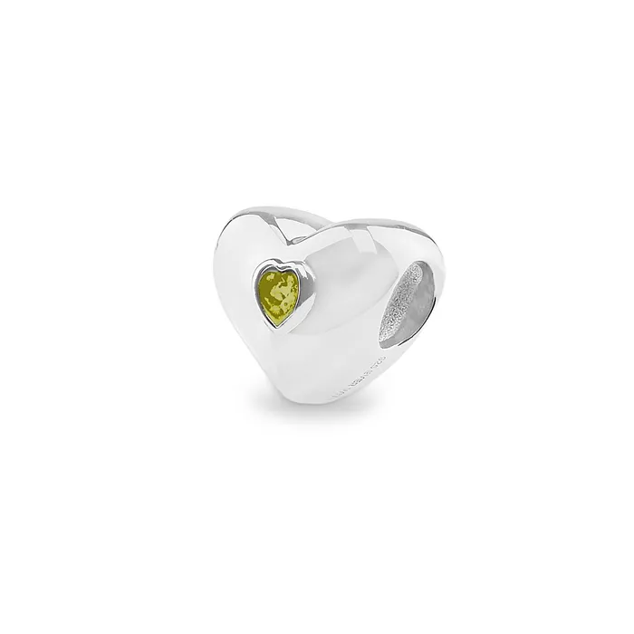 EverWith Heart Memorial Ashes Charm Bead EverWith Charm Necklaces