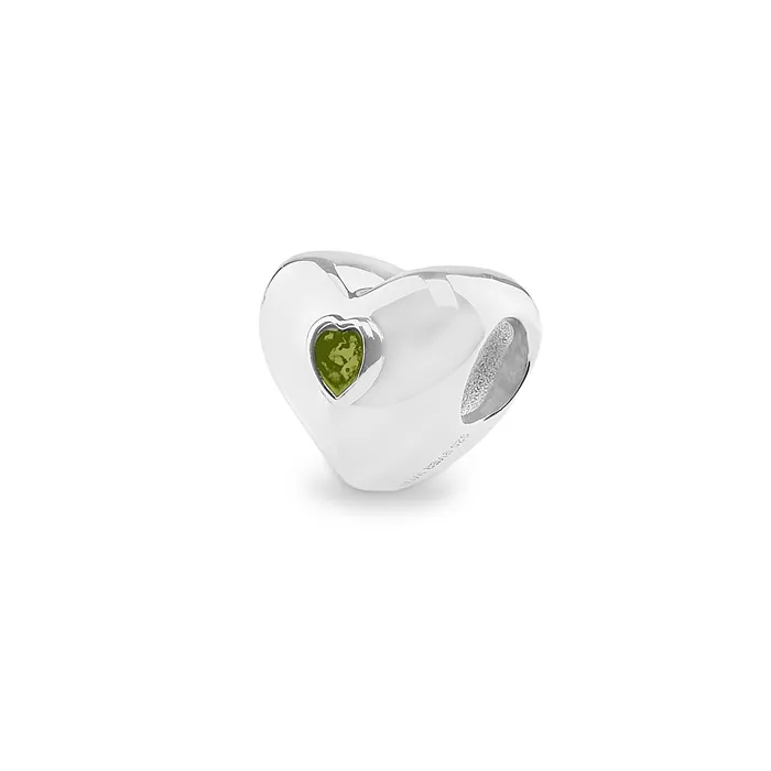 EverWith Heart Memorial Ashes Charm Bead EverWith Charm Necklaces