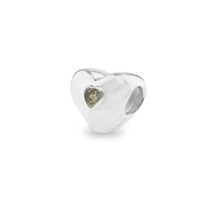 EverWith Heart Memorial Ashes Charm Bead EverWith Charm Necklaces