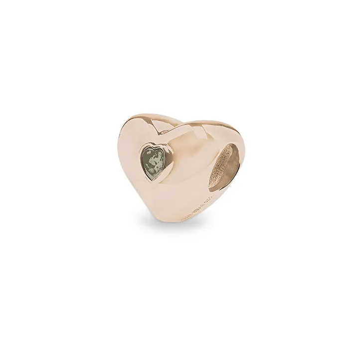 EverWith Heart Memorial Ashes Charm Bead EverWith Charm Necklaces