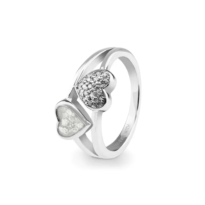 EverWith Ladies Cherish Memorial Ashes Ring with Fine Crystals EverWith Rings EverWith Ladies Cherish Memorial Ashes Ring with Fine Crystals EverWith Rings