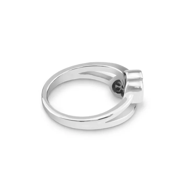 EverWith Ladies Cherish Memorial Ashes Ring with Fine Crystals EverWith Rings