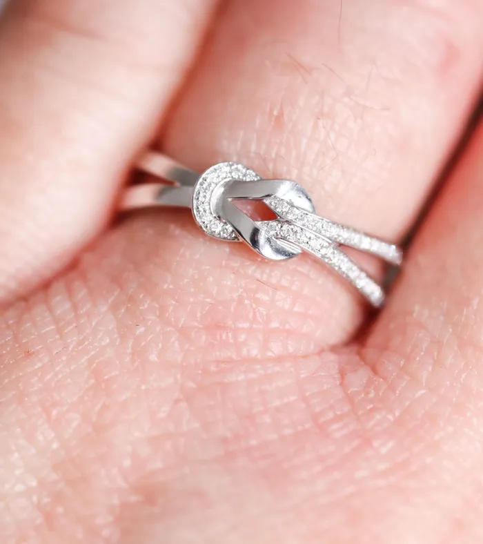 Fred Paris Rings Fred Chance Infinie Diamond White Gold Small Model Ring