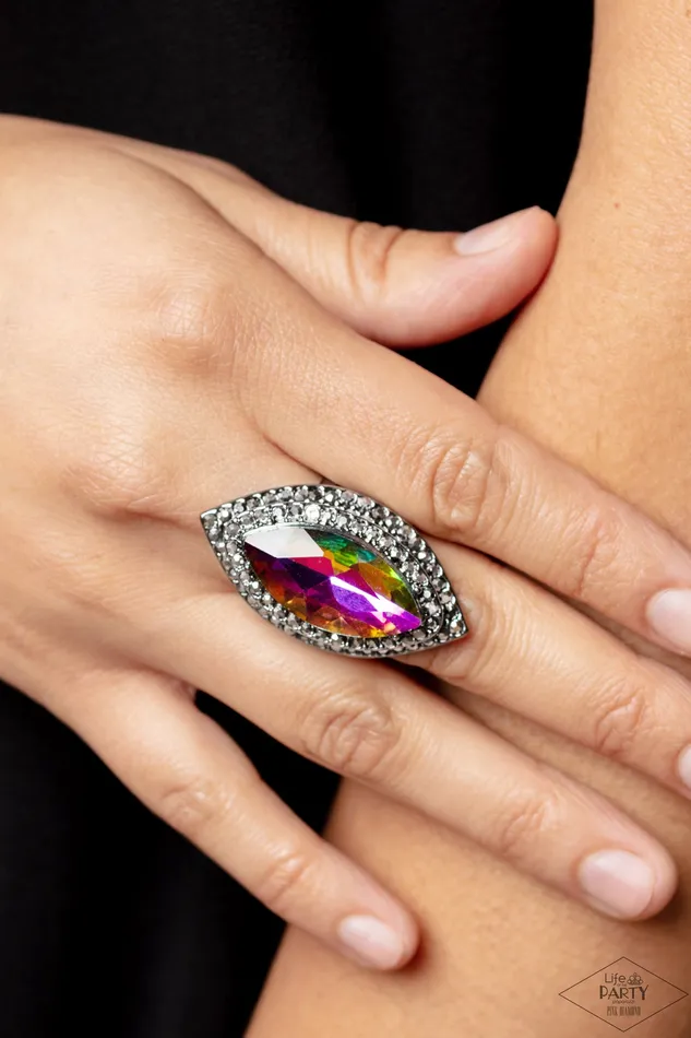 JawDropping Dazzle Multi Ring Jewelry by Bretta Paparazzi Accessories Rings