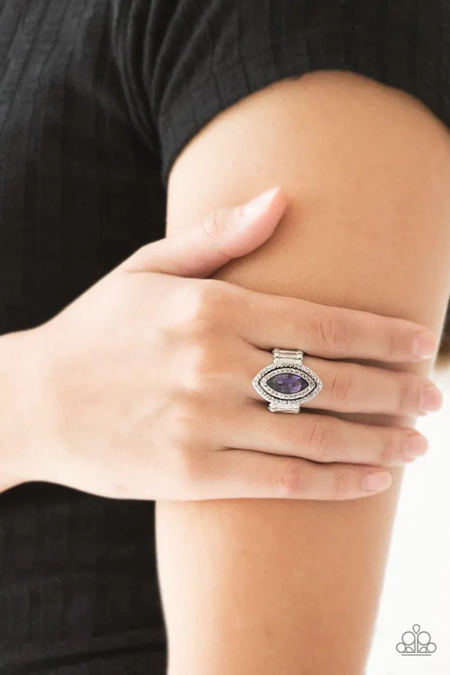 Modern Millionaire Purple Ring Jewelry by Bretta Paparazzi Accessories Rings