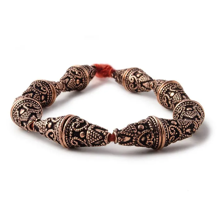 Necklaces 14x12mm Antiqued Copper Cone Granulated Bali Heart Design 8 in 14 pcs Beadsofcambaycom Necklaces 14x12mm Antiqued Copper Cone Granulated Bali Heart Design 8 in 14 pcs Beadsofcambaycom