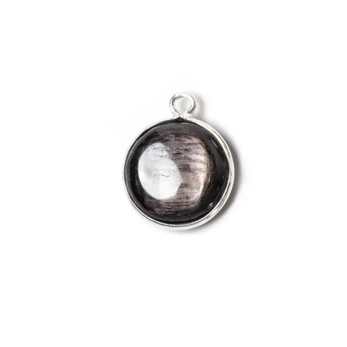 Necklaces Beadsofcambaycom 13x13mm Silver Bezeled Hypersthene plain coin Pendant 1 piece Necklaces Beadsofcambaycom 13x13mm Silver Bezeled Hypersthene plain coin Pendant 1 piece