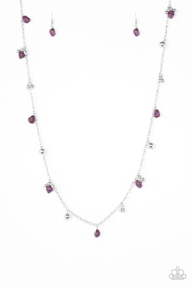 Necklaces Both Feet On The Ground Purple Necklace Jewelry By Bretta Paparazzi Accessories