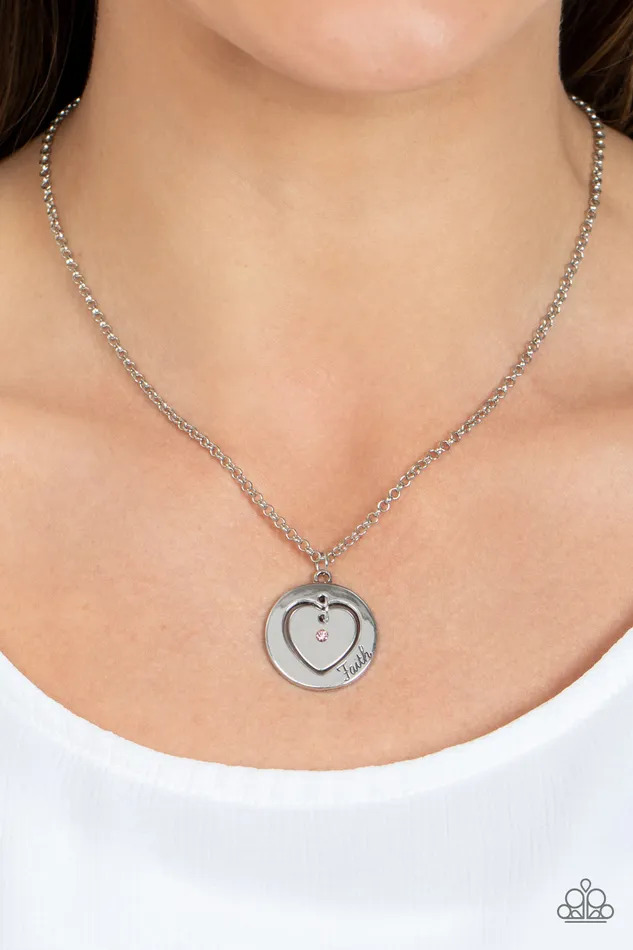 Necklaces Heart Full of Faith Pink Necklace Jewelry by Bretta Paparazzi Accessories Necklaces Heart Full of Faith Pink Necklace Jewelry by Bretta Paparazzi Accessories