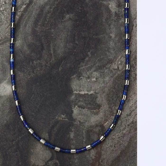 Necklaces Morellato Mens necklace Morellato Pietre with lapis lazuli