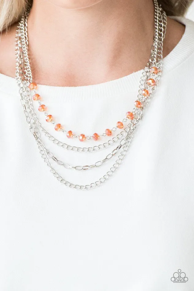 Necklaces Paparazzi Accessories Extravagant Elegance Orange Necklace Jewelry by Bretta Necklaces Paparazzi Accessories Extravagant Elegance Orange Necklace Jewelry by Bretta