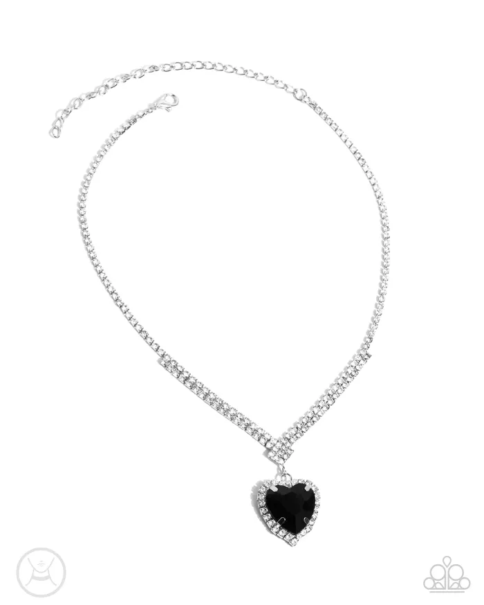 Necklaces Paparazzi Accessories Parisian Playdate Black Necklace Jewelry by Bretta