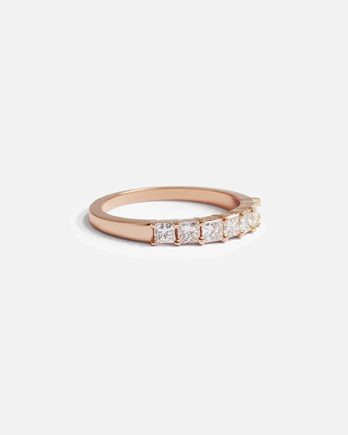 Orbit Band Princess Cut Flat Band Fitzgerald Jewelry Rings Orbit Band Princess Cut Flat Band Fitzgerald Jewelry Rings