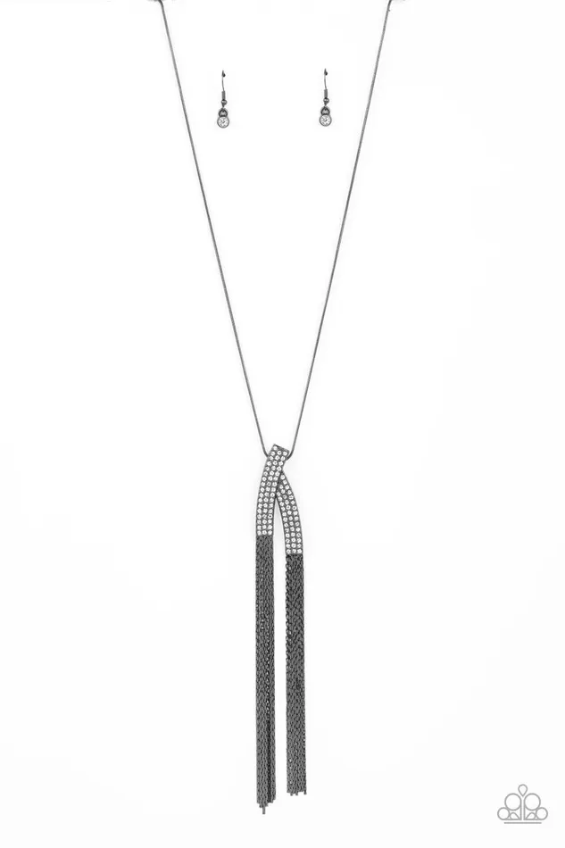 Out of the SWAY Black Necklace Jewelry by Bretta Paparazzi Accessories Necklaces