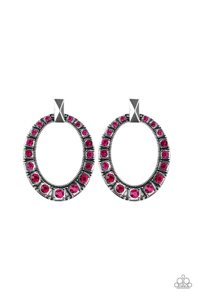 Paparazzi Accessories Earrings All For GLOW Pink Earrings Jewelry By Bretta