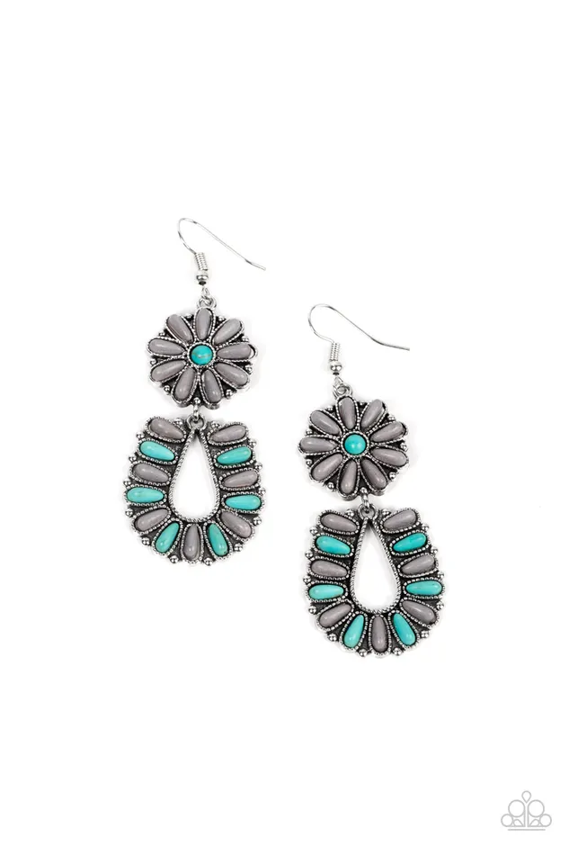 Paparazzi Accessories Earrings Badlands Eden Silver Earrings Jewelry by Bretta