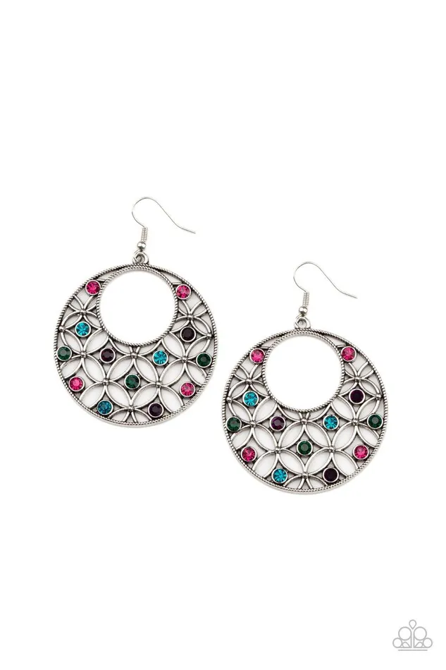 Paparazzi Accessories Earrings Garden Garnish Multi Earrings Jewelry by Bretta