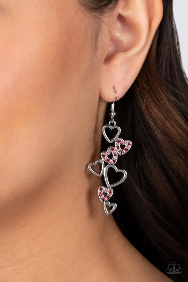 Paparazzi Accessories Earrings Sweetheart Serenade Multi Heart Earrings Jewelry by Bretta Paparazzi Accessories Earrings Sweetheart Serenade Multi Heart Earrings Jewelry by Bretta