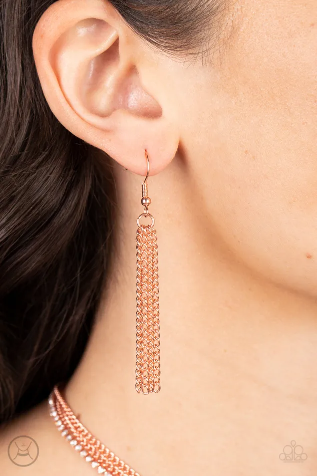 Paparazzi Accessories Necklaces Glitzy Gusto Copper Necklace Jewelry by Bretta