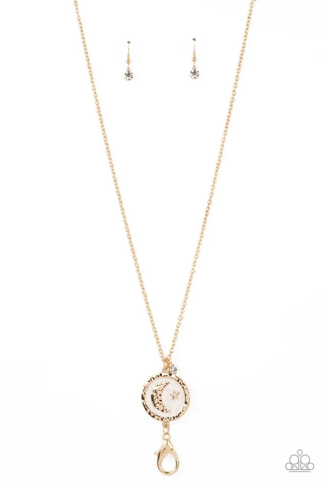 Paparazzi Accessories Necklaces Milky Way Wanderer Gold Necklace Jewelry by Bretta