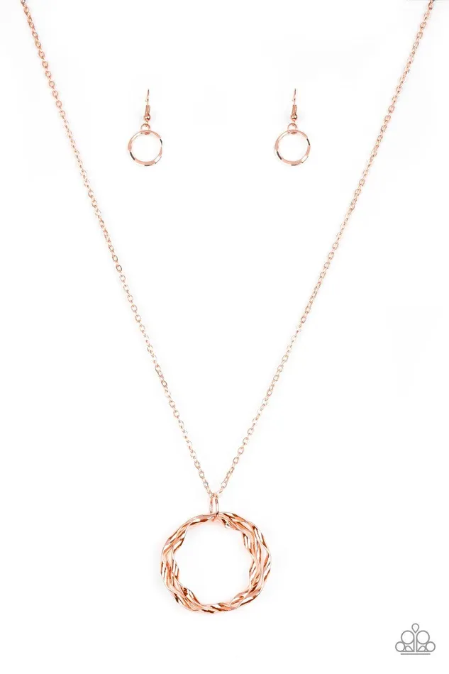 Paparazzi Accessories Necklaces Millennial Minimalist Copper Necklace Jewelry by Bretta
