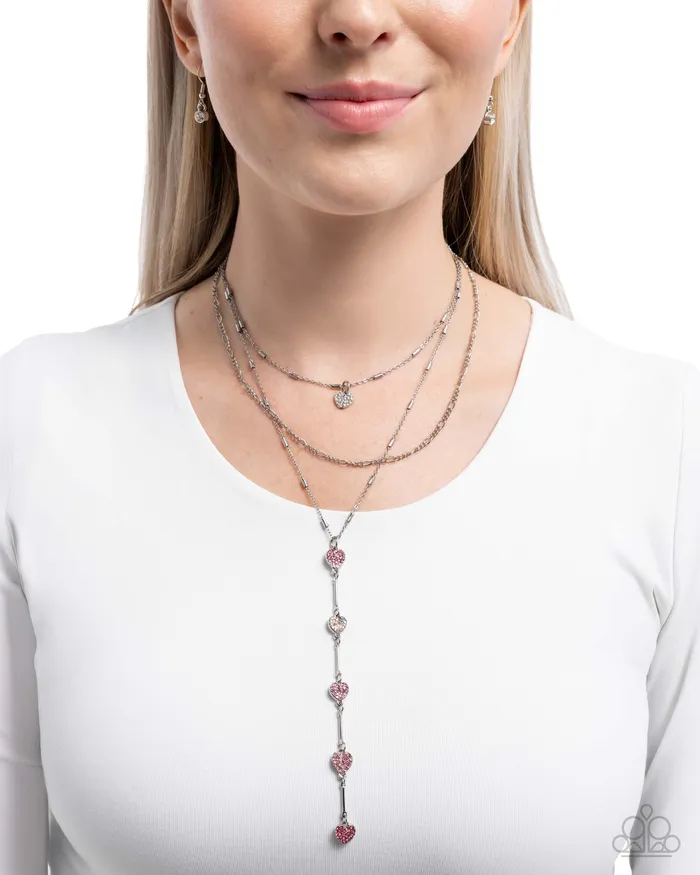 Paparazzi Accessories Necklaces Valiant Valentine Pink Necklace Jewelry by Bretta Paparazzi Accessories Necklaces Valiant Valentine Pink Necklace Jewelry by Bretta