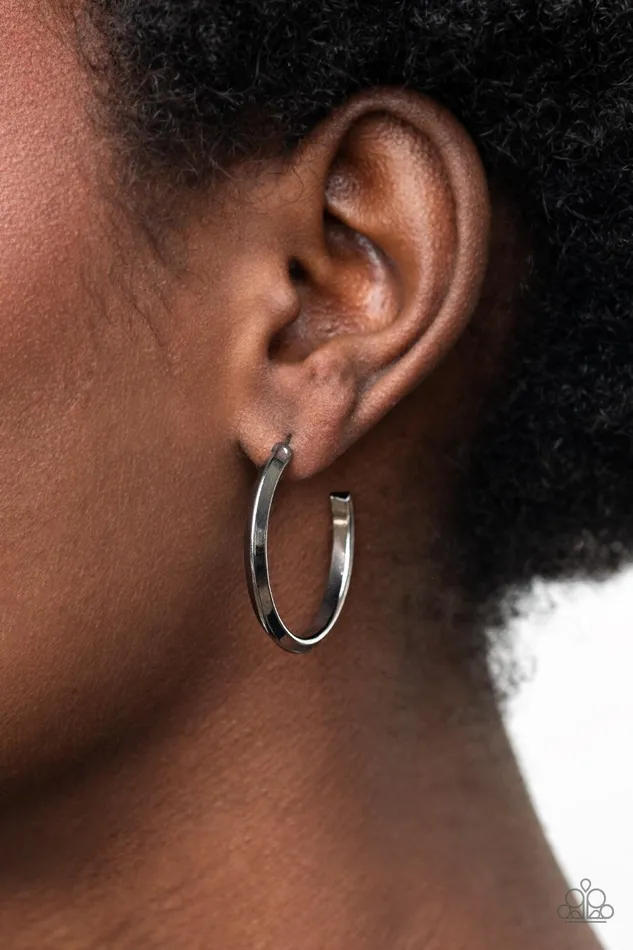 Paparazzi Accessories On The Brink Black Earrings Jewelry by Bretta Earrings