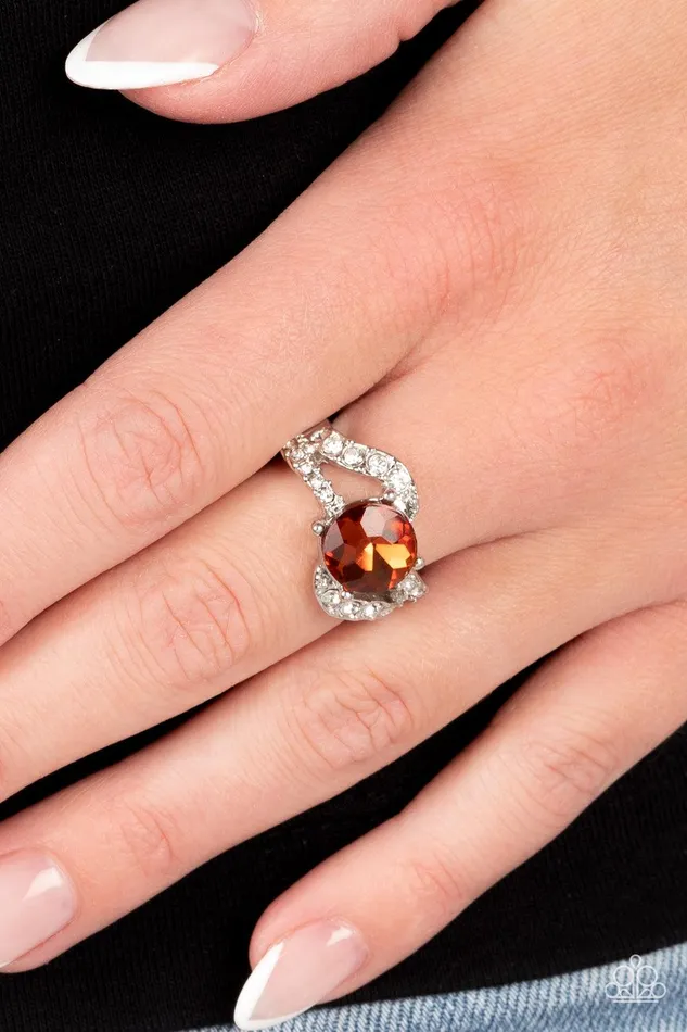 Paparazzi Accessories Rings Blockbuster Boom Brown Ring Jewelry by Bretta