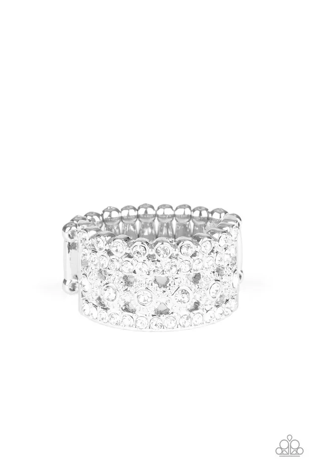 Paparazzi Accessories Rings Countess Couture White Ring Jewelry By Bretta