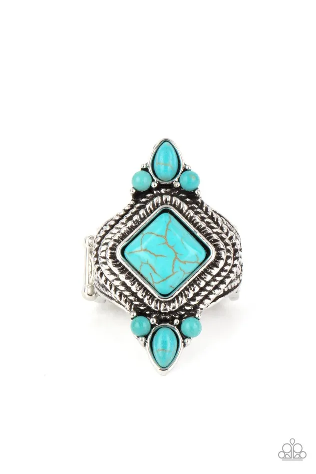 Paparazzi Accessories Rings Mesa Mystic Blue Ring Jewelry by Bretta