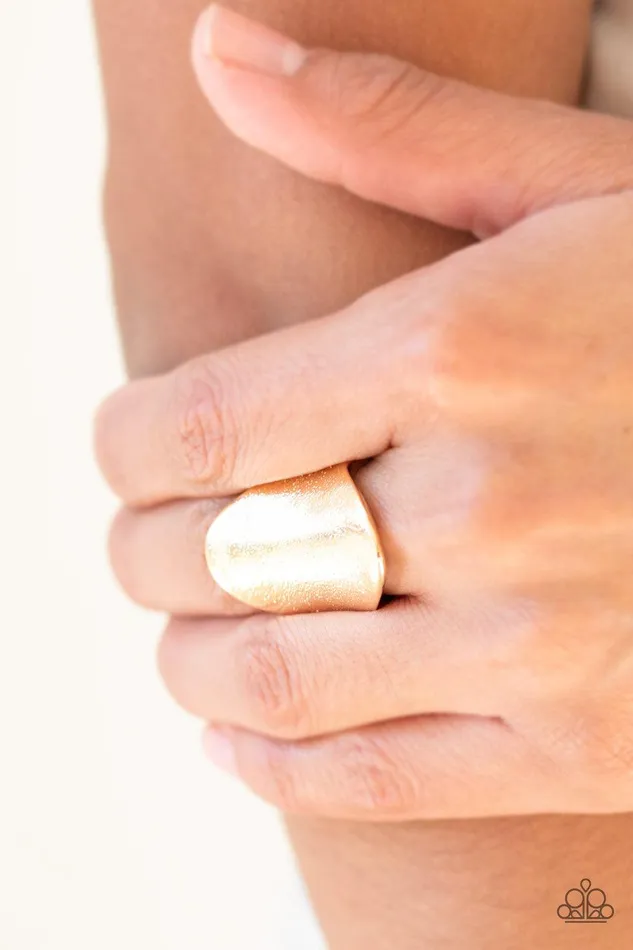 Paparazzi Accessories Rings Metro Mirror Gold Ring Jewelry by Bretta