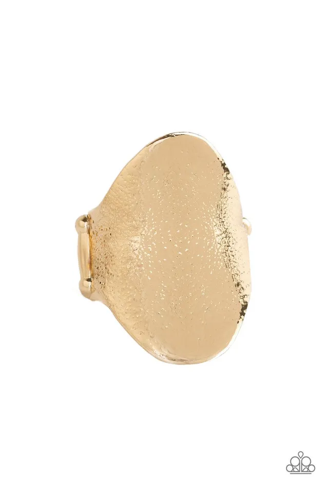 Paparazzi Accessories Rings Metro Mirror Gold Ring Jewelry by Bretta