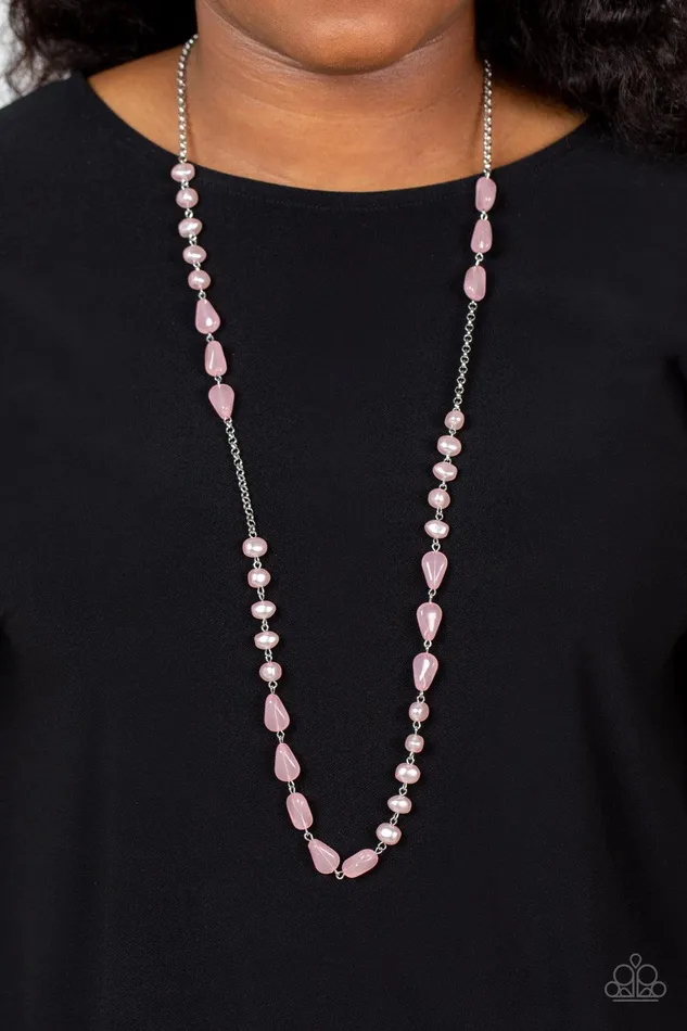 Paparazzi Accessories Shoreline Shimmer Pink Necklace Jewelry by Bretta Necklaces Paparazzi Accessories Shoreline Shimmer Pink Necklace Jewelry by Bretta Necklaces