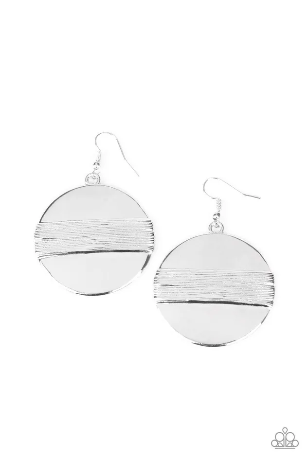 Paparazzi Accessories Ultra Uptown Silver Earrings Jewelry by Bretta Earrings