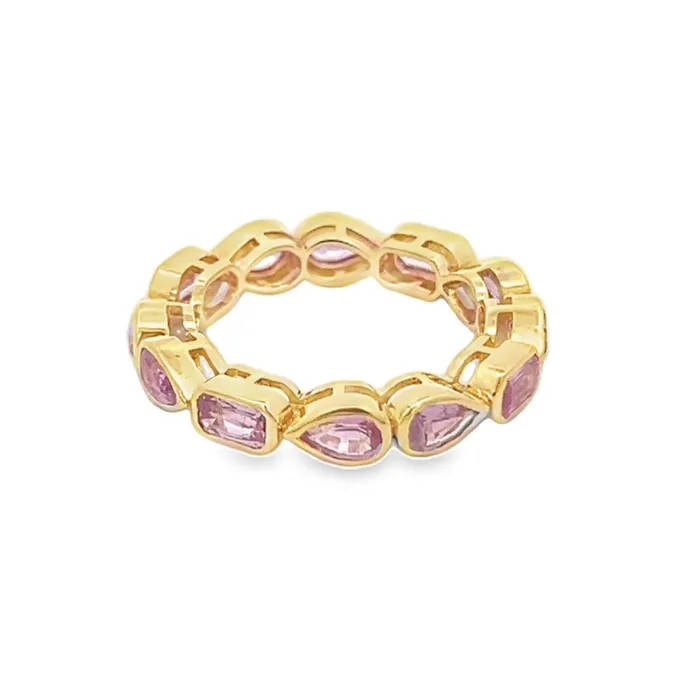 Pink Sapphire Fashion Ring YaninaCo Jewelry Rings