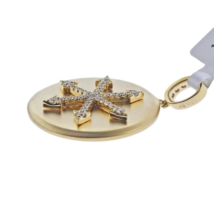PreStyled Sets Doves Doron Paloma Doves Doron Paloma Satin Finish Gold Diamond Medallion Pendant PreStyled Sets Doves Doron Paloma Doves Doron Paloma Satin Finish Gold Diamond Medallion Pendant